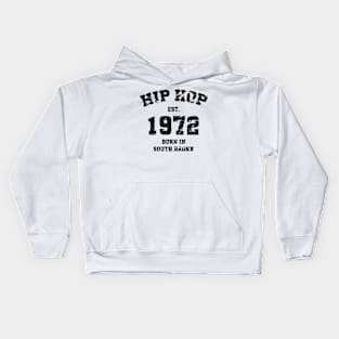 Hip Hop Est. 1972 Born In South Bronx v4 Kids Hoodie